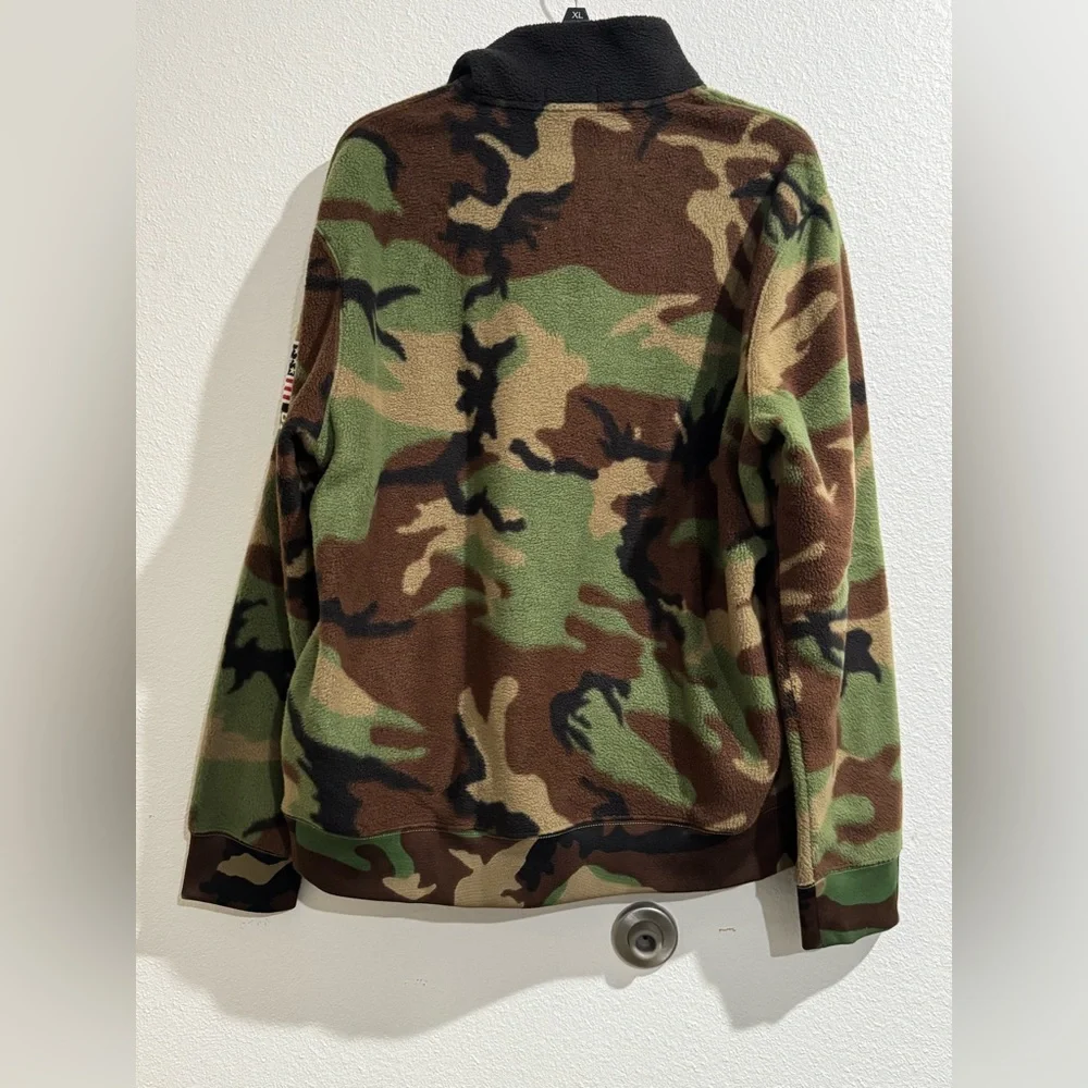 Camo Polo Quarter Zip